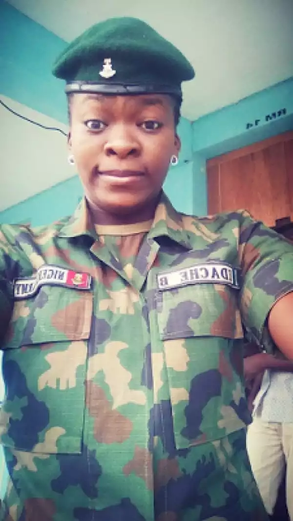 Pretty Female Soldier Dies After A Brief Illess